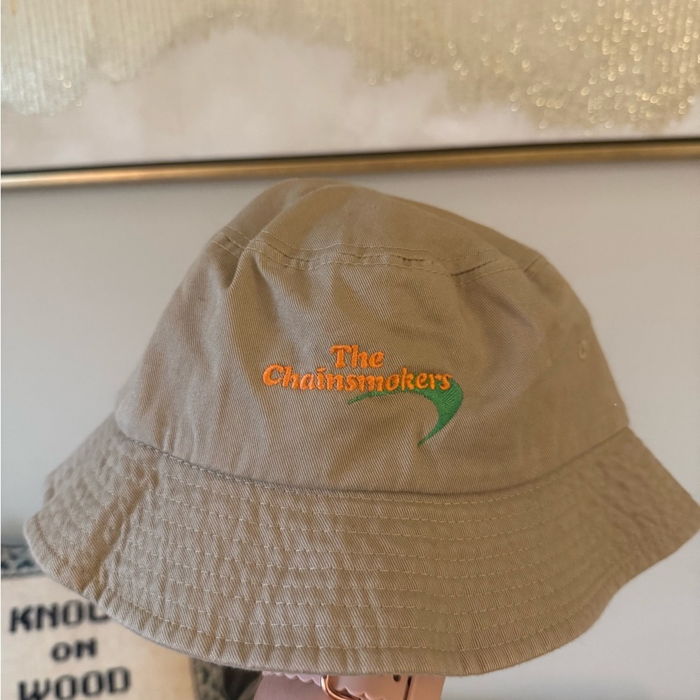 The Chainsmokers Tan Bucket Hat